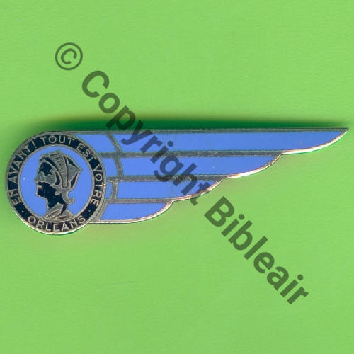 CAR.5  CERCLE AERIEN REGIONAL ORLEANS  AB SM Past RENNES KC Eping nourrice soudee Dos lisse Src.Y.GENTY 383Eur(x3) 